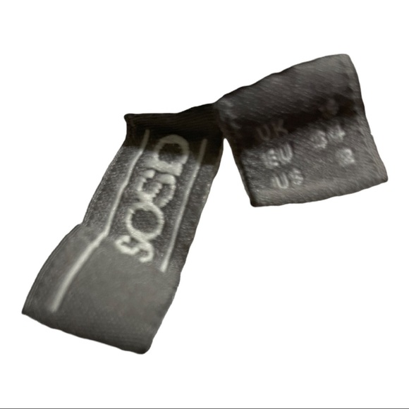 ASOS V-Neck ribbed bodysuit. White racerback size 2 stretches. - Picture 7 of 7